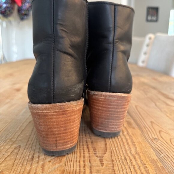 Patina Leather Booties US Size 8 EU 38 - Picture 4 of 5